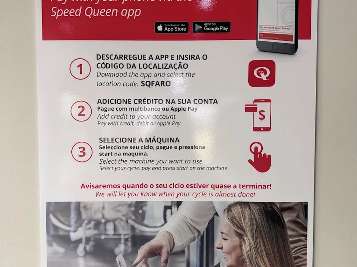 Inside the Speed Queen Gambelas laundry